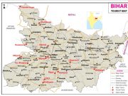 BIHAR FACTS BIHAR TOURIST MAP