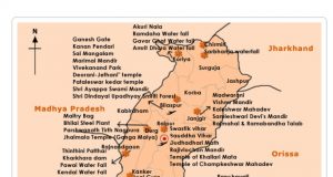 CHHATTISGARH FACTS CHHATISGARH TOURIST MAP