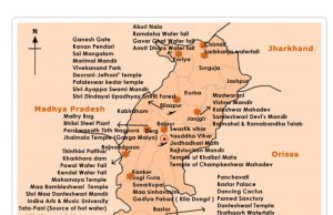 CHHATTISGARH FACTS CHHATISGARH TOURIST MAP