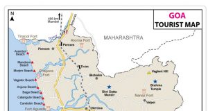 GOA FACTS GOA TOURIST MAP