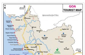 GOA FACTS GOA TOURIST MAP