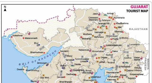 GUJARAT FACTS GUJARAT TOURIST MAP