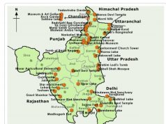 HARYANA FACTS HARYANA TOURIST MAP
