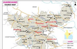 IMPORTANT FACTS OF JHARKHAND JHARKHAND TOURIST MAP