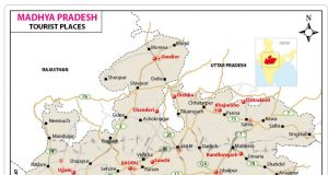 GENERAL FACTS ABOUT MADHYA PRADESH MADHYA PRADESH TOURIST MAP
