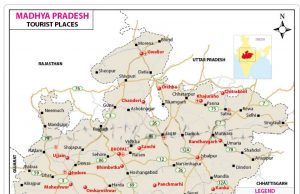GENERAL FACTS ABOUT MADHYA PRADESH MADHYA PRADESH TOURIST MAP