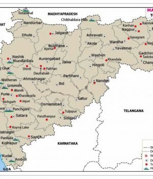 GENERAL FACTS ABOUT MAHARASHTRA MAHARASTRA TOURIST MAP