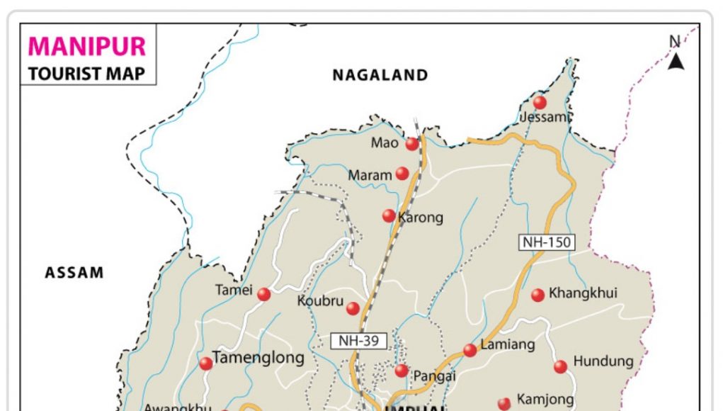GENERAL FACTS ABOUT MANIPUR MANIPUR TOURIST MAP
