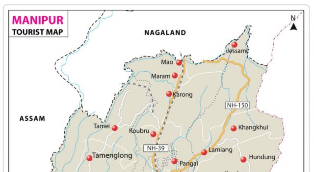 GENERAL FACTS ABOUT MANIPUR MANIPUR TOURIST MAP