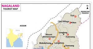 NAGALAND GENERAL FACTS NAGALAND TOURIST MAP