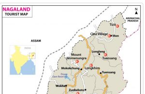 NAGALAND GENERAL FACTS NAGALAND TOURIST MAP