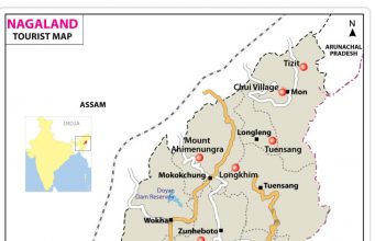 NAGALAND GENERAL FACTS NAGALAND TOURIST MAP