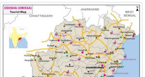 GENERAL FACTS ABOUT ODISHA ODISHA TOURIST MAP