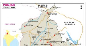 GENERAL FACTS ABOUT PUNJAB TOURIST MAP OF PUNJAB