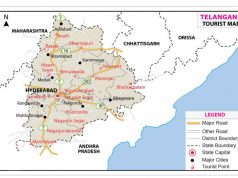 FACTS ABOUT TELANGANA TELANGANA TOURIST MAP