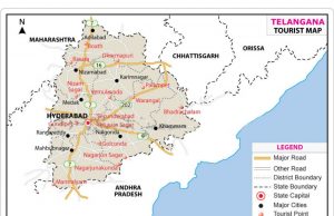 FACTS ABOUT TELANGANA TELANGANA TOURIST MAP