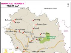 IMPORTANT FACTS OF HIMACHAL PRADESH TOURIST MAP OF HIMACHAL