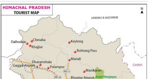 IMPORTANT FACTS OF HIMACHAL PRADESH TOURIST MAP OF HIMACHAL