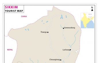 GENERAL FACTS ABOUT SIKKIM TOURIST MAP OF SIKKIM