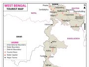 FACTS ABOUT WEST BENGAL TOURIST MAP OF WEST BENGAL
