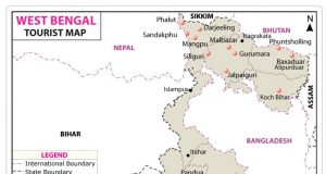 FACTS ABOUT WEST BENGAL TOURIST MAP OF WEST BENGAL