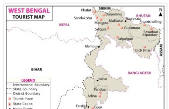 FACTS ABOUT WEST BENGAL TOURIST MAP OF WEST BENGAL