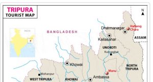 FACTS ABOUT TRIPURA TRIPURA TOURIST MAP