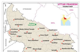 FACTS ABOUT UTTAR PRADESH UTTAR PRADESH TOURIST MAP
