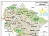 FACTS ABOUT UTTATAKHAND TOURIST MAP OF UTTARAKHAND